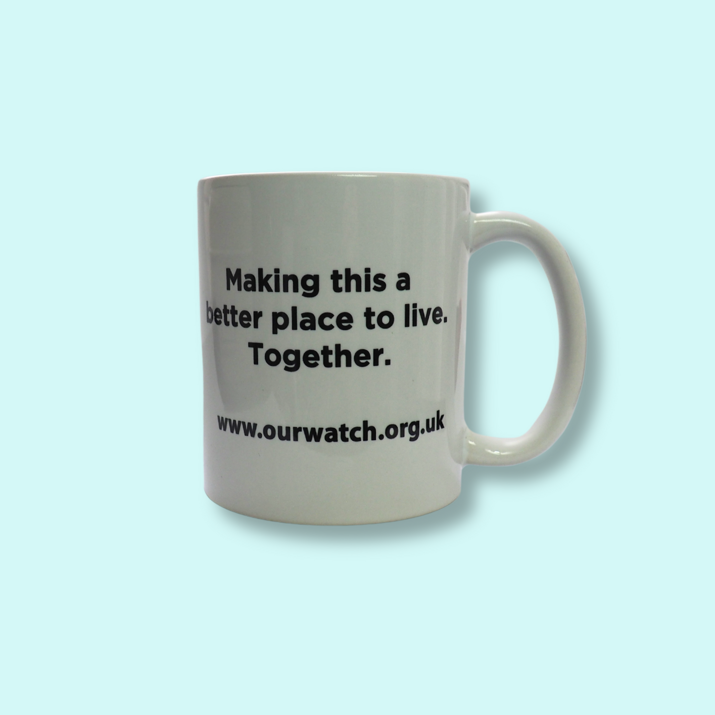 A pack of 36 Neighbourhood Watch branded mugs