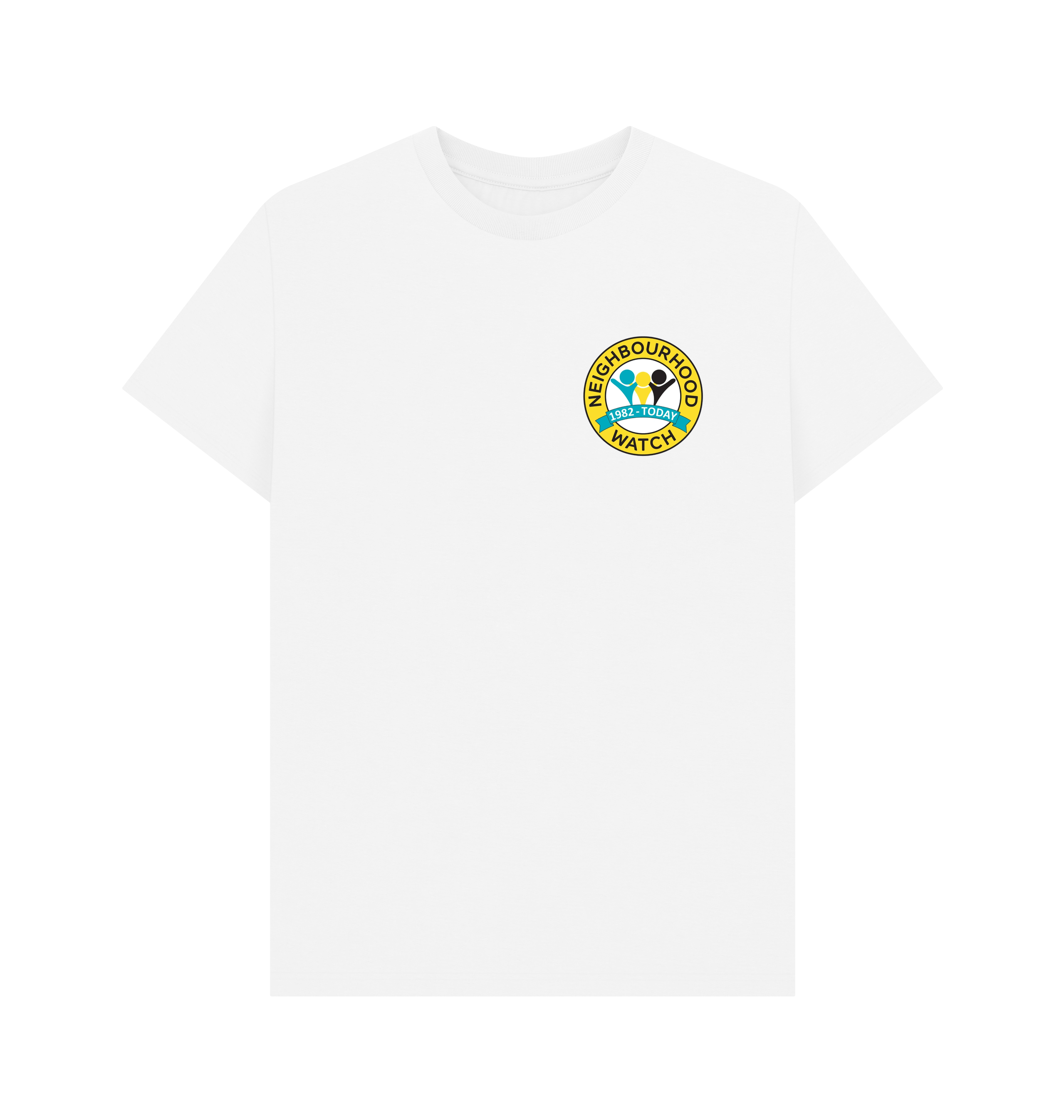 White Printed T-shirt Front