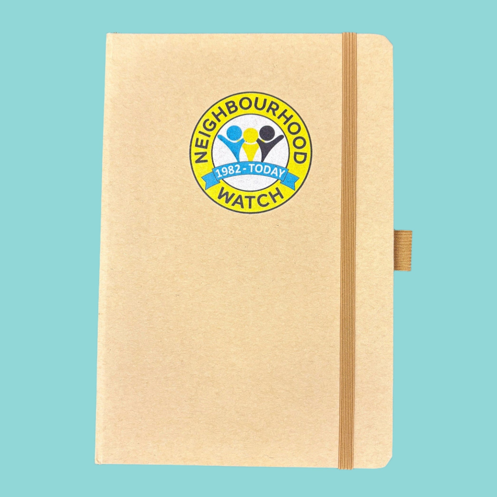 A5 Kraft Notebook with Neighbourhood Watch branding