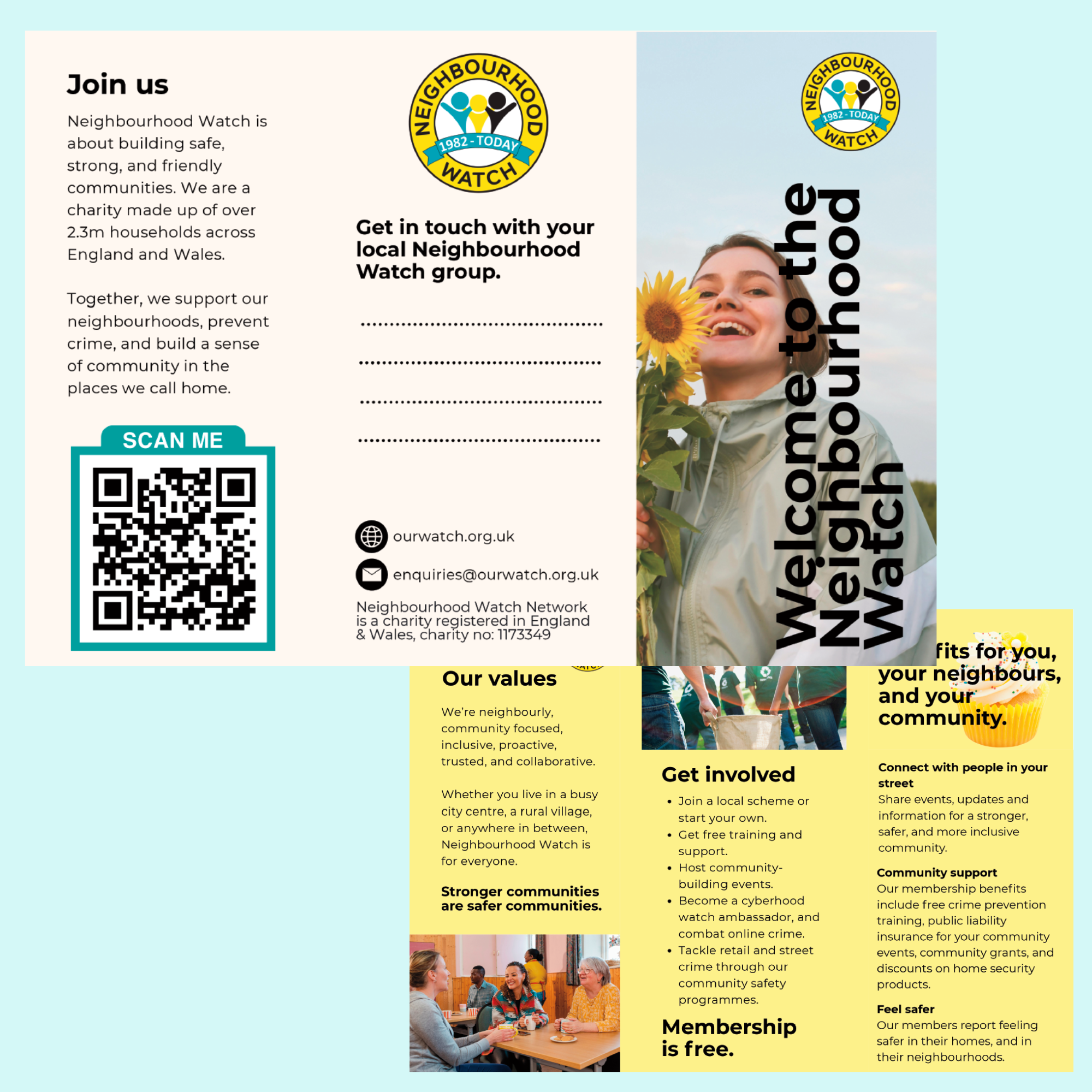 Pack of 50 'Welcome to the Neighbourhood Watch' Leaflets 2026