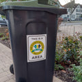 1 x Neighbourhood Watch 'Today' overlay / wheelie bin sticker (220 x 300mm)