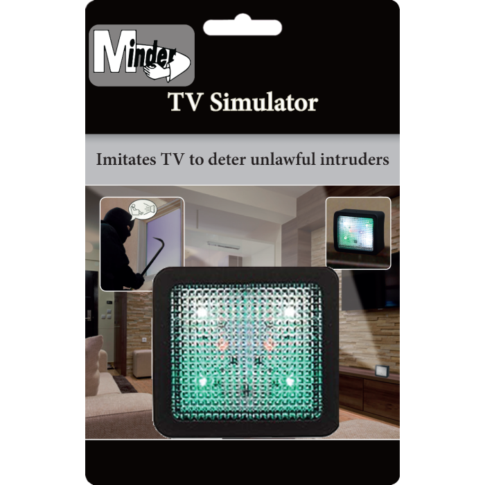 Minder TV Simulator – Battery Operated – On/Off Switch