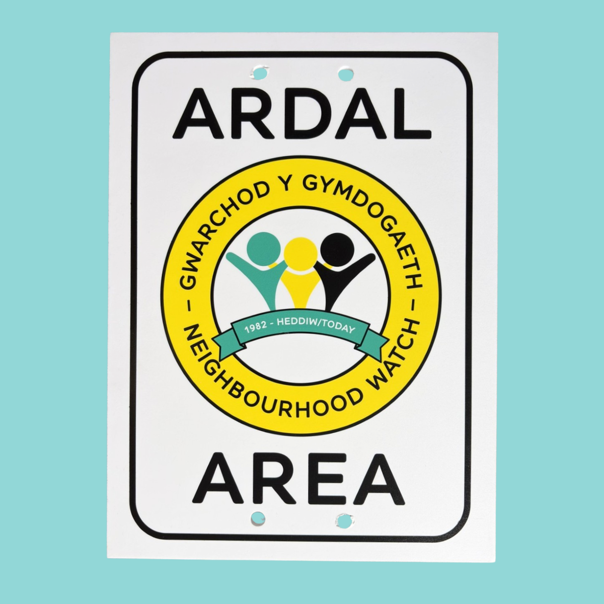 Welsh and English 'Today' Road Sign 220 x 300mm