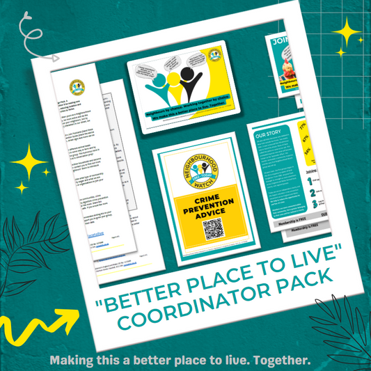 A "BETTER PLACE TO LIVE" Coordinator Pack